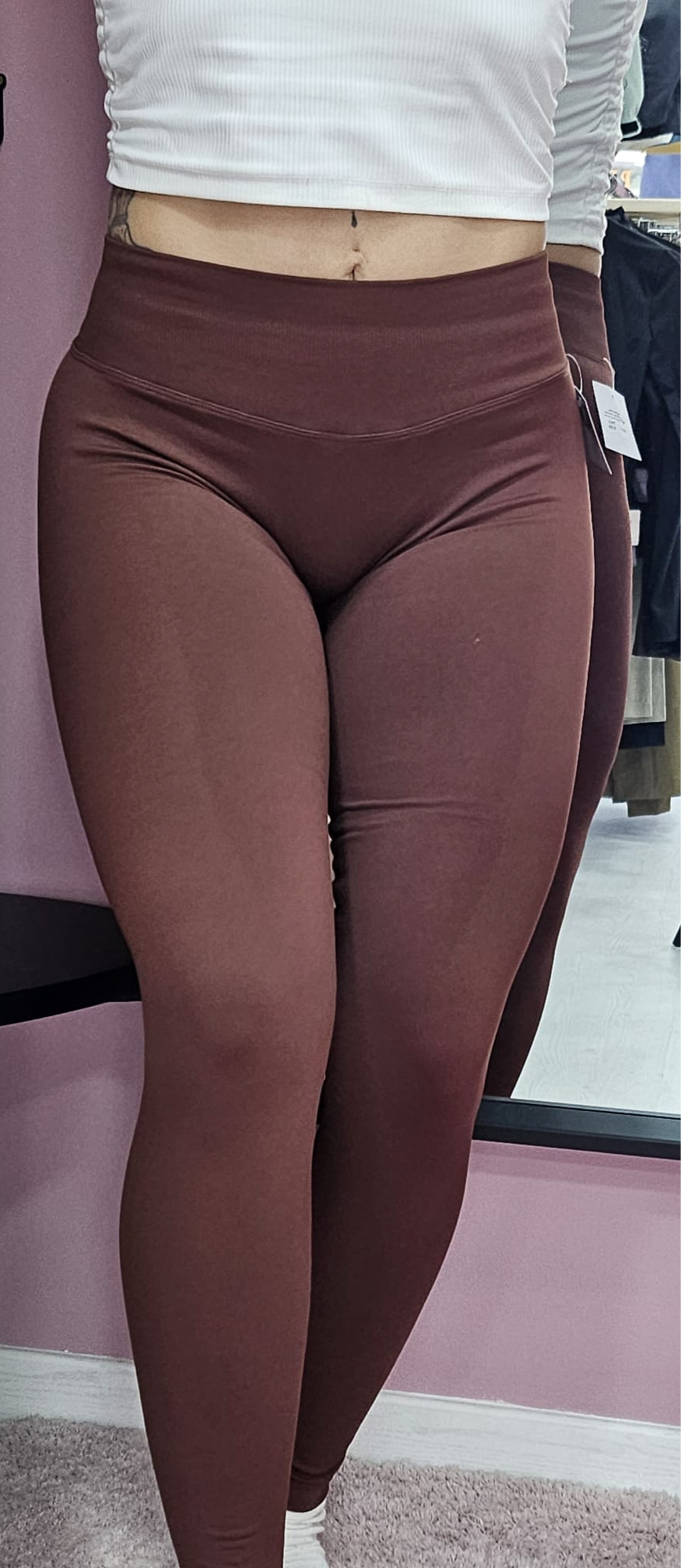 LEGGING COMPRESIVO PUSH UP KORA MARRON