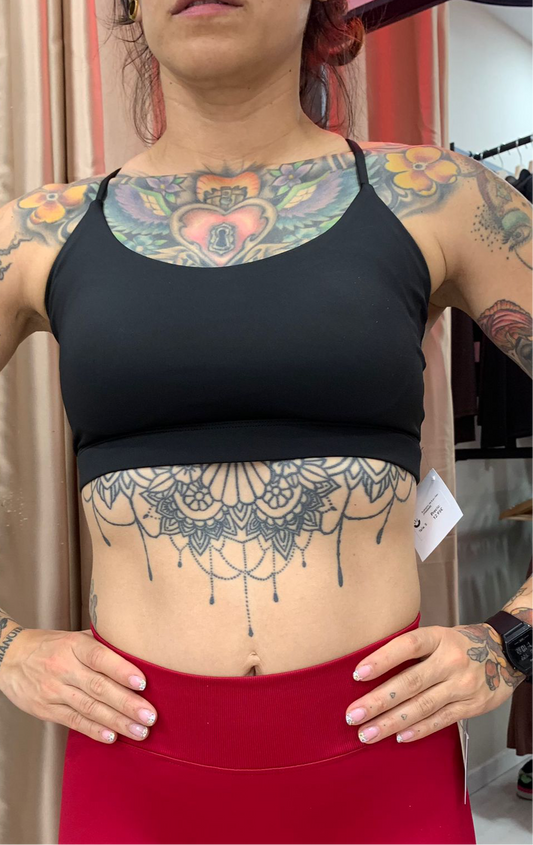 TOP DEPORTIVO NEGRO KORA